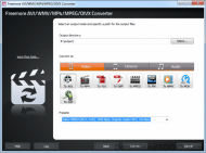 Freemore AVI/WMV/MP4/MPEG/DIVX Converter screenshot